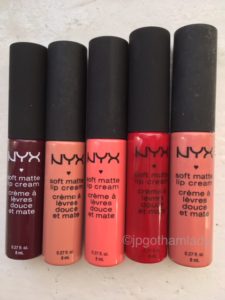 nyx soft matte lip cream swatches ニックス　ソフトマットリップ　海外コスメ　優秀　人気　アメリカ　化粧品