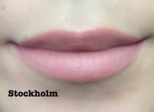nyx stockholm matte lipcream マットリップクリーム　赤 ボルドー　色 ストックホルム　長持ち　海外コスメ　プチプラ　化粧品