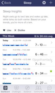 フィットビット　fitbit アルタHR 　アプリ　睡眠